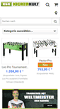Mobile Screenshot of kickerkult.de